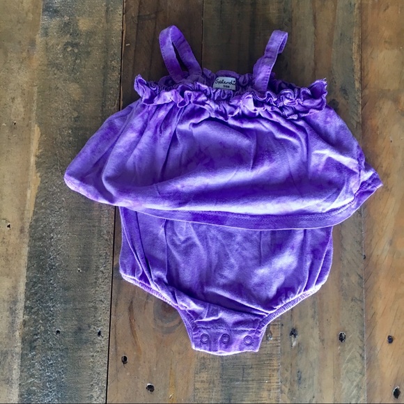 ⭐️Spendid Set ⭐️Romper And Bloomer Baby 3-6 Months - Picture 2 of 6